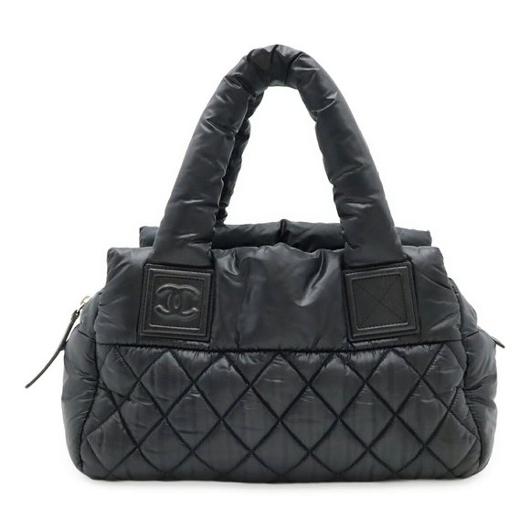 CHANEL Black Leather Tote Bag - Picture 1 of 9